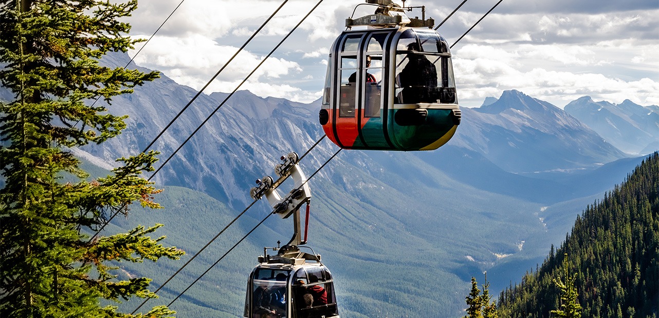Two gondolas